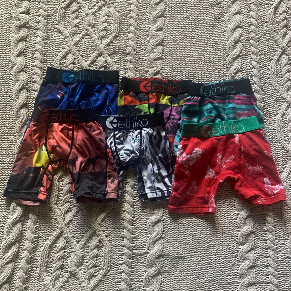 Ethika boys boxer brief lot size 3/4